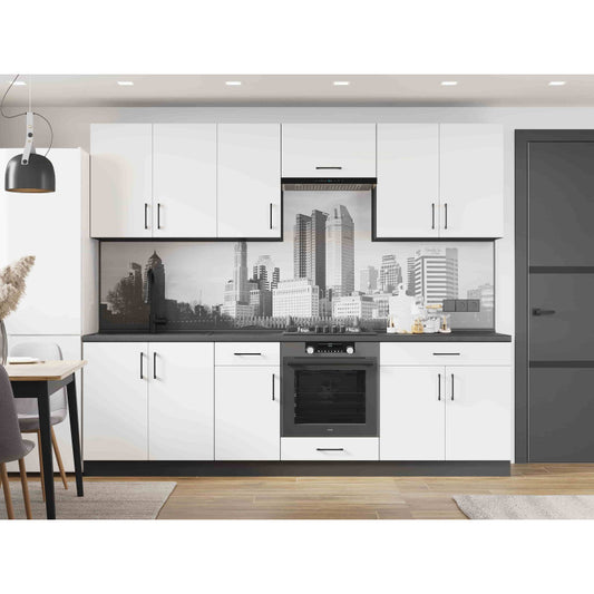 Кухня модульна Эверест Оптима набор №6 Белый 2,6 м (без столешницы) (DTM-5713)