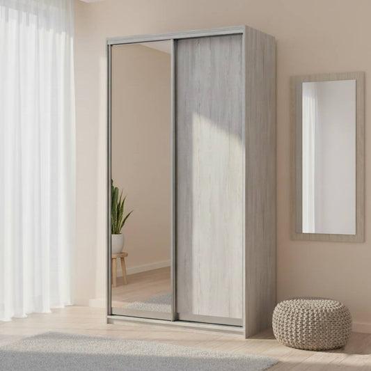 Шкаф купе Doros Сити Лайт Сосна Натти 1 ДСП / 1 зеркало 120х45х225 (DRS-011956)