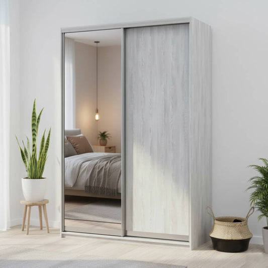 Шкаф купе Doros Сити Лайт Сосна Натти 1 ДСП / 1 зеркало 150х60х225 (DRS-011965)