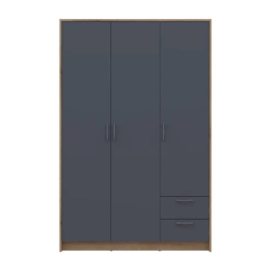 Шкаф для одежды Doros Ронди Дуб Артизан/Графит 3ДСП 121х52х195 DRS-011658 (80737814)