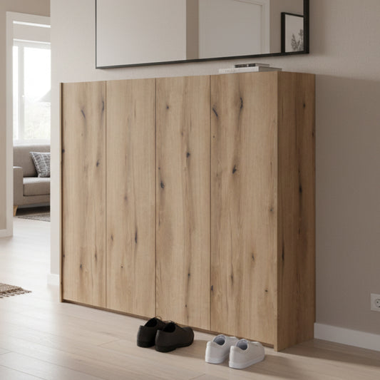 Тумба для обуви Doros Кассель Дуб Евок 4 ДСП 128х40х110 (41516214)