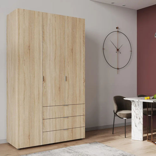 Шкаф распашной для одежды Doros Гелар 116,2х49,5х203,4 см Дуб сонома (DRS-011101)