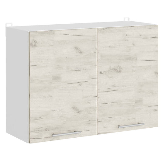 Кухонный модуль верхний Эверест Эко 800 дуб крафт белый/белый 80х30х58 см (DTM-071003)