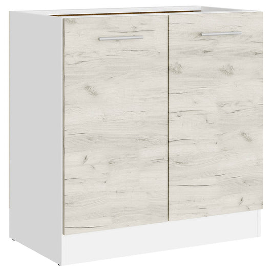 Кухонный модуль нижний Эверест Эко 800 дуб крафт белый/белый (без столешницы) 80х46х82 см (DTM-071024)