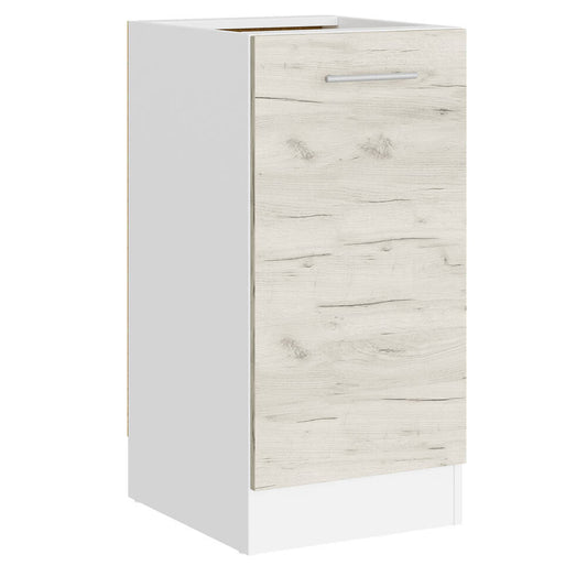 Кухонный модуль нижний Эверест Эко 600 дуб крафт белый/белый (без столешницы) 60х46х82 см (DTM-071025)