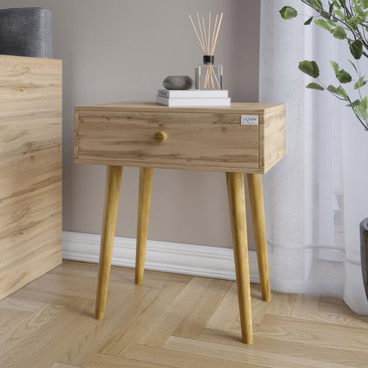 Тумба прикроватная LION Хьюге-4 Дуб Аппалачи (LION-041018)