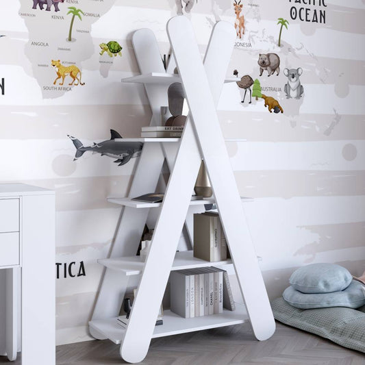 Стеллаж открытый с 5 полками LION Инди Нимфея Альба (LION-041601)