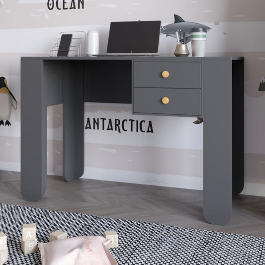 Письменный стол с 2-мя ящиками LION Инди Антрацит (LION-041410)