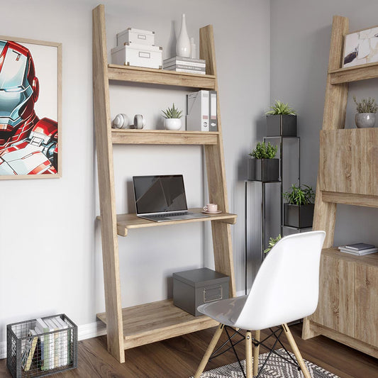 Модуль-3 со столом и полками LION Линк Дуб Сонома трюфель (LION-042104)