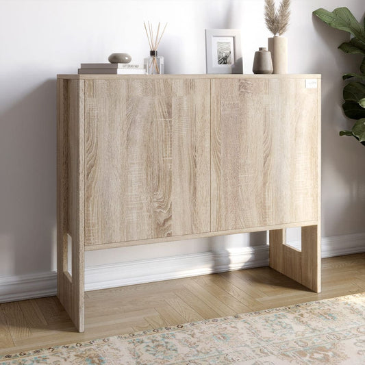 Комод-1 2-х дверный LION Нобу 90х34х80 см Дуб Сонома (LION-042264)