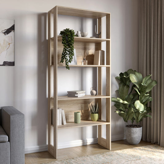 Модуль-1 стеллаж полки LION Нобу Дуб Сонома (LION-042390)