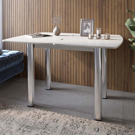 Обеденный стол раскладной LION Нота Бетон Style 60x90/90x120 (LION-041277)