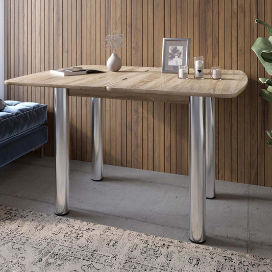 Обеденный стол раскладной LION Нота Дуб Сонома трюфель 60x90/90x120 (LION-041284)