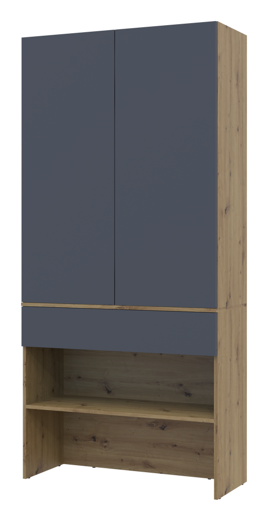 Прихожая Doros Сплит 94х39х200 см Дуб артизан/Графит (DRS-011469)