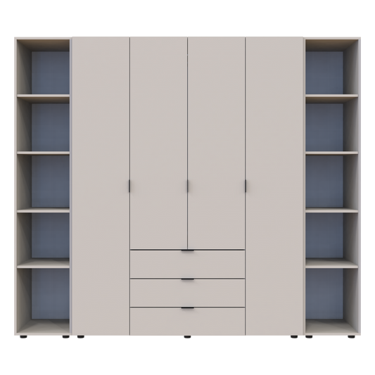 Комплект шкафов для одежды Doros Гелар (3 шт.) 231,4х49,5х203,4 см Кашемир (DRS-011247)