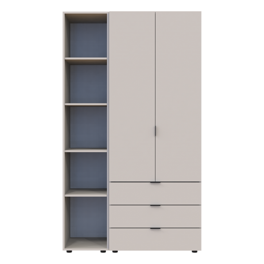 Комплект шкафов для одежды Doros Гелар (2 шт.) 115,7х49,5х203,4 см Кашемир (DRS-011248)