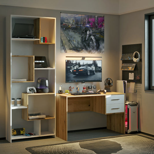 Офисный стол Doros Т3 120х68х78 см Дуб евок/Белый (DRS-011445)