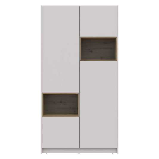 Шкаф для одежды с нишей Doros Дэйл 115,2х52х220 см Кашемир/Дуб артизан (DRS-011284)