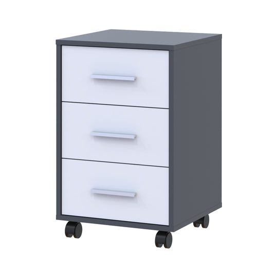 Тумба офисная Doros Т3 43х42х66,4 см Графит/Белый (DRS-011399)