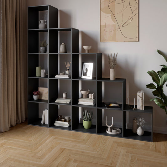 Стеллаж М-ЗОН Джеко 1776 Антрацит (MZN-031009)