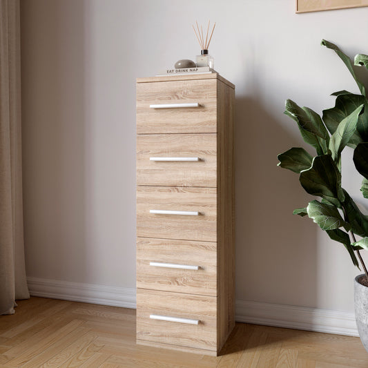 Комод 5 ящиков М-ЗОН Джеко 300 Сонома (MZN-031017)