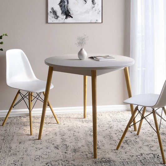 Обеденный стол круглый LION Маями-1 деревянные ножки Кашемир (LION-041156)