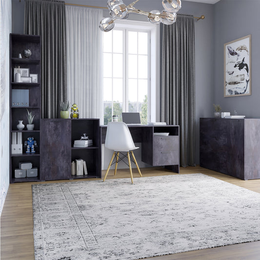 Гарнитур для комнаты LION Краш Бетон темный из 4 элементов (LION-044189)