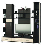 Стенка для гостиной Эверест Бриз + Пенал 18 венге + дуб молочный (DTM-2247)