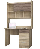 Стол с Надстройкой Эверест Школьник-4 сонома + трюфель (DTM-2178)