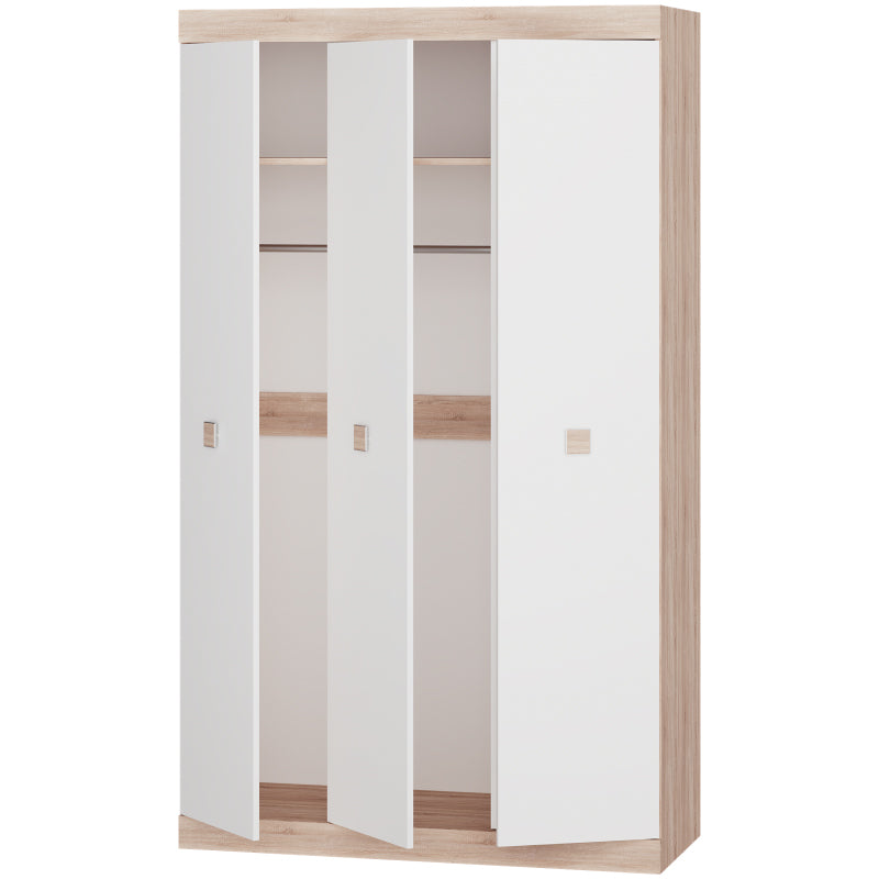 Шкаф 3-х дверный Эверест Соната-1200 дуб сонома + белый (DTM-2293)