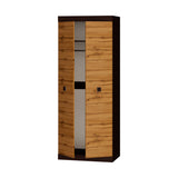 Шкаф распашной 2-х дверный Эверест Соната-800 венге темный + дуб крафт золотой (DTM-2299)