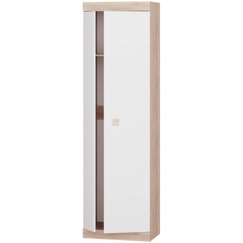 Шкаф распашной Эверест Соната-600 дуб сонома + белый (DTM-2307)