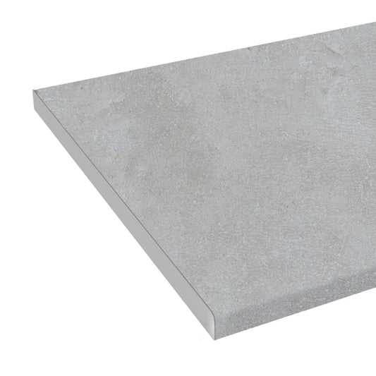 Столешница Эверест Дуб Бетон Декада U-38 мм 190х60 см (DTM-4267)