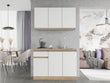 Кухня модульна Эверест Оптима набор №5 Белый 1,2 м (без столешницы) (DTM-5709)