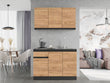 Кухня модульна Эверест Оптима набор №5 Дуб крафт золотой 1,2 м (без столешницы) (DTM-5711)