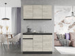 Кухня модульна Эверест Оптима набор №5 Дуб крафт белый 1,2 м (без столешницы) (DTM-5712)