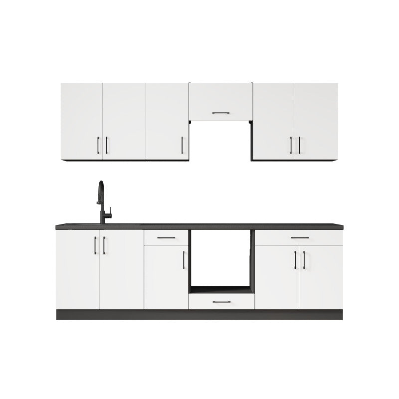Кухня модульна Эверест Оптима набор №6 Белый 2,6 м (без столешницы) (DTM-5713)