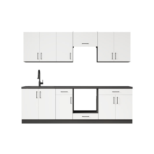 Кухня модульна Эверест Оптима набор №6 Белый 2,6 м (без столешницы) (DTM-5713)