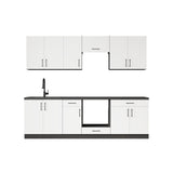 Кухня модульна Эверест Оптима набор №6 Белый 2,6 м (без столешницы) (DTM-5713)