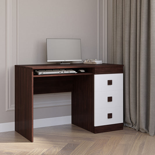 Стол письменный Эверест Соната венге темный + белый (DTM-2176)