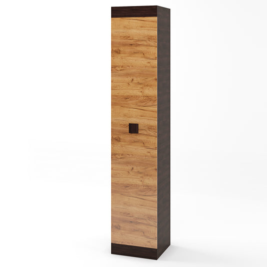 Шкаф-пенал закрытый Эверест Соната венге темный + дуб крафт золотой (DTM-2276)