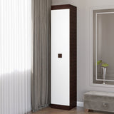 Шкаф-пенал закрытый Эверест Соната венге темный + белый (DTM-2277)