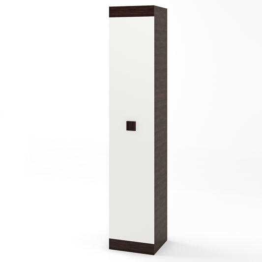 Шкаф-пенал закрытый Эверест Соната венге темный + белый (DTM-2277)