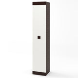 Шкаф-пенал закрытый Эверест Соната венге темный + белый (DTM-2277)