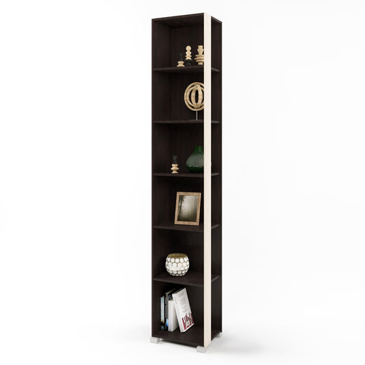 Шкаф-пенал угловой Эверест Бриз-18 венге + дуб молочный (DTM-2287)