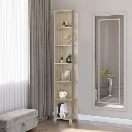 Шкаф-пенал угловой Эверест Бриз-18 сонома + трюфель (DTM-2288)