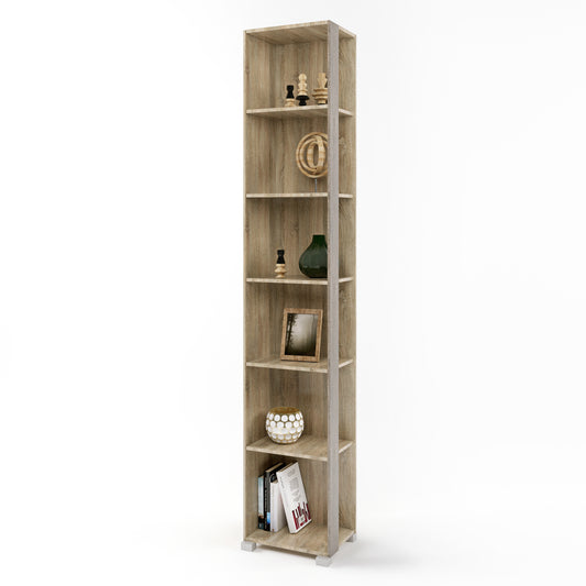 Шкаф-пенал угловой Эверест Бриз-18 сонома + трюфель (DTM-2288)