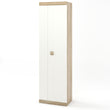 Шкаф распашной Эверест Соната-600 дуб сонома + белый (DTM-2307)