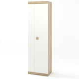 Шкаф распашной Эверест Соната-600 дуб сонома + белый (DTM-2307)