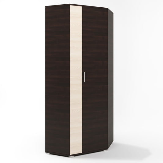 Шкаф угловой Эверест Бриз ШКУ-14 венге + дуб молочный (DTM-2312)